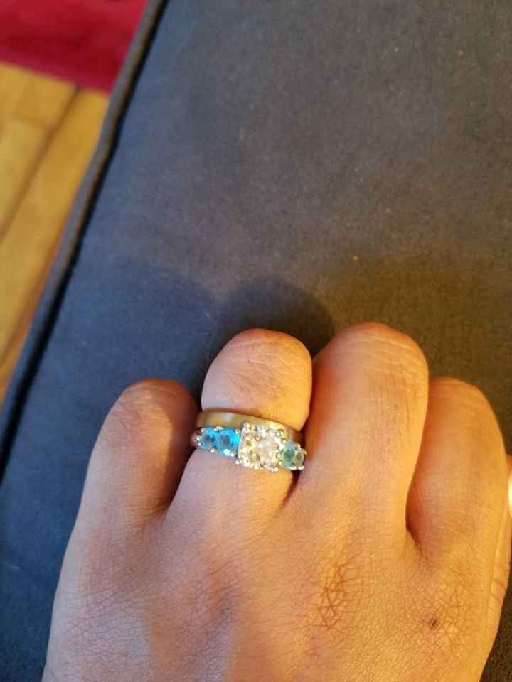 Show me your colored stone e-rings!