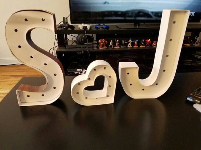 Marquee letters vote