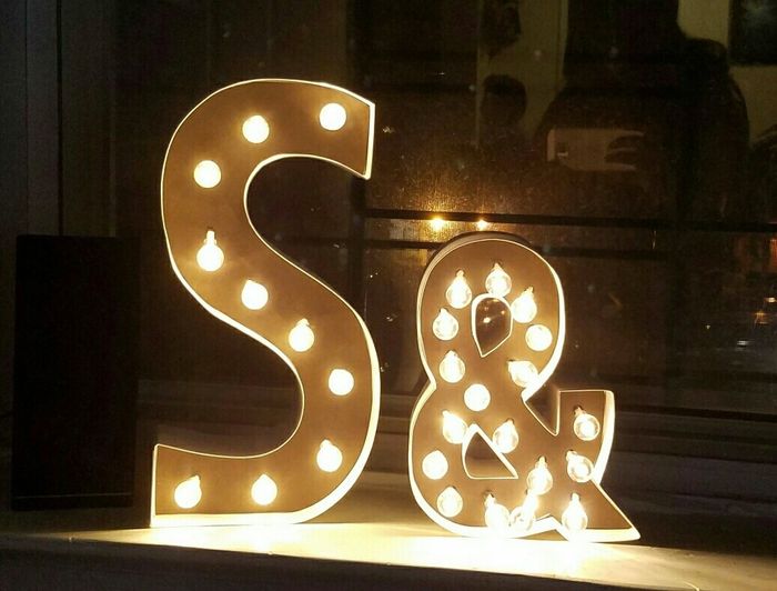 Marquee letters vote