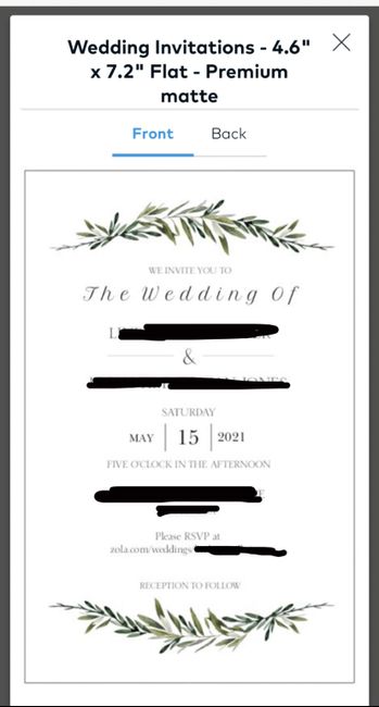 Help me pick my invitations! 2