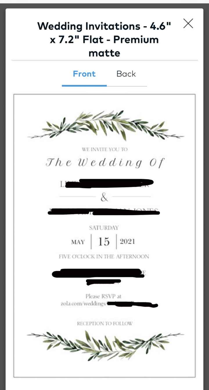 Help me pick my invitations! - 2