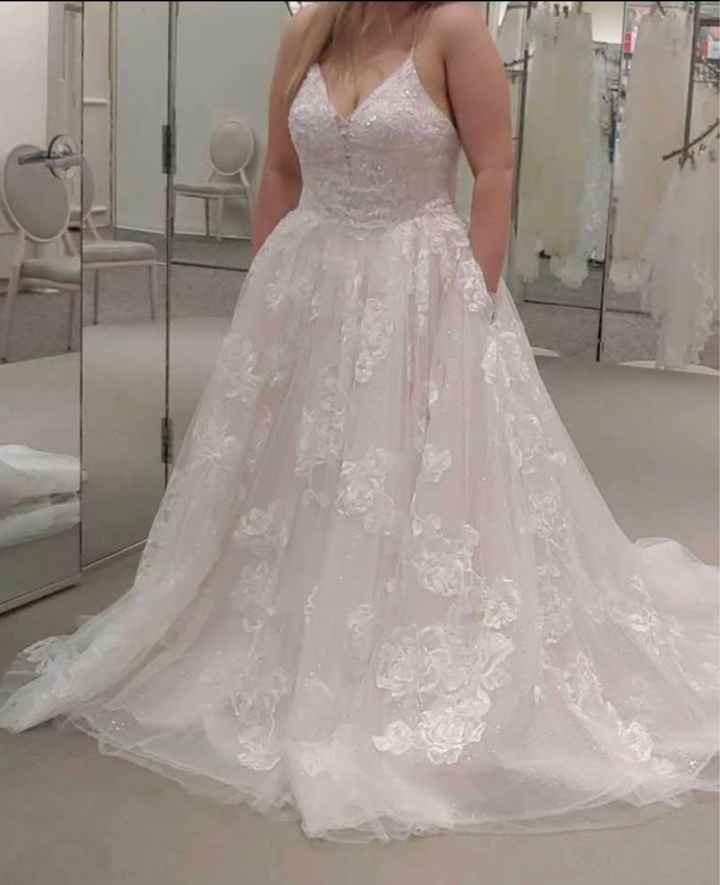 Hair up or down for my dress? - 1