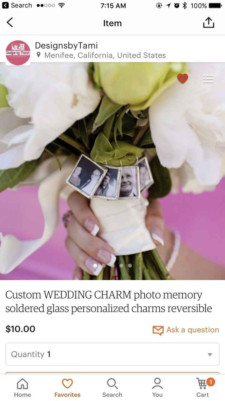 Picture frame idea for bouquet