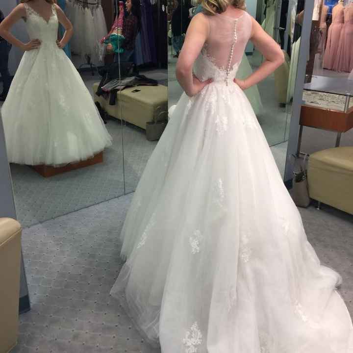 Let's show off our dresses.