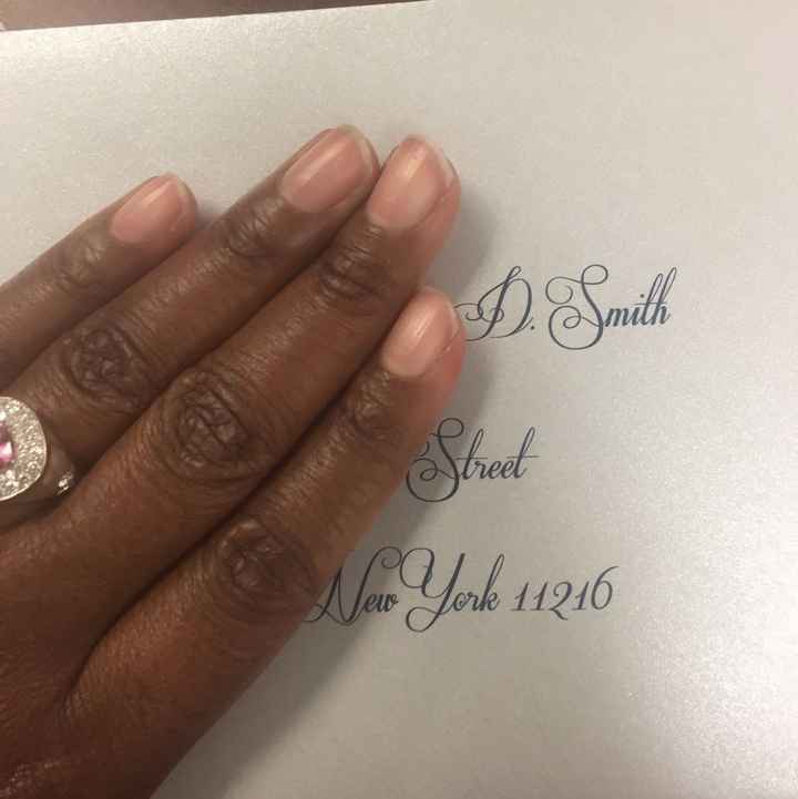 Handwritten or printed invitation addresses?