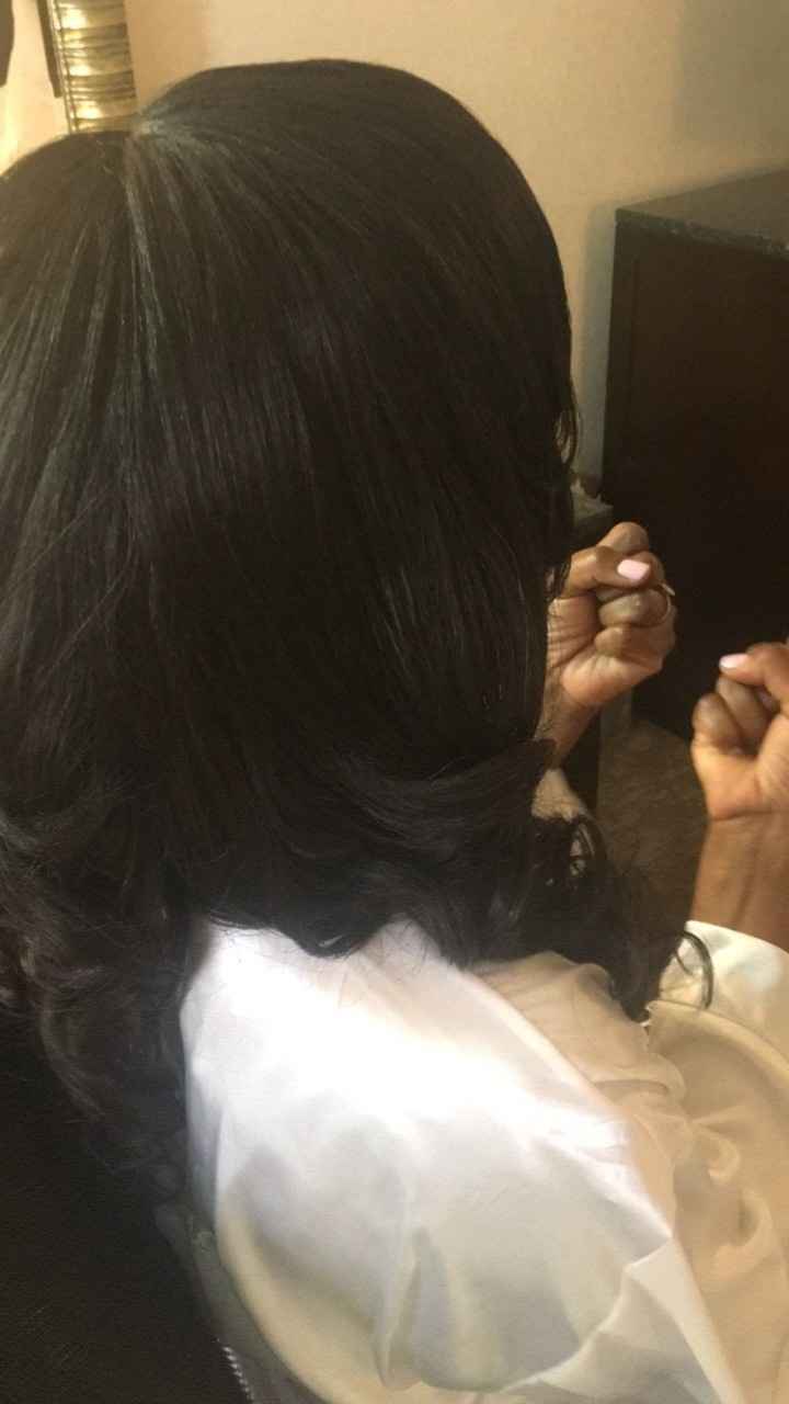 Hair Trials for Afro-American Brides