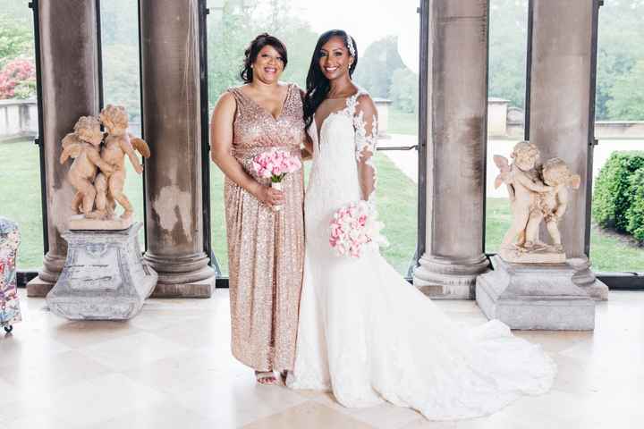 Is anyone doing sparkly bridesmaid dresses?