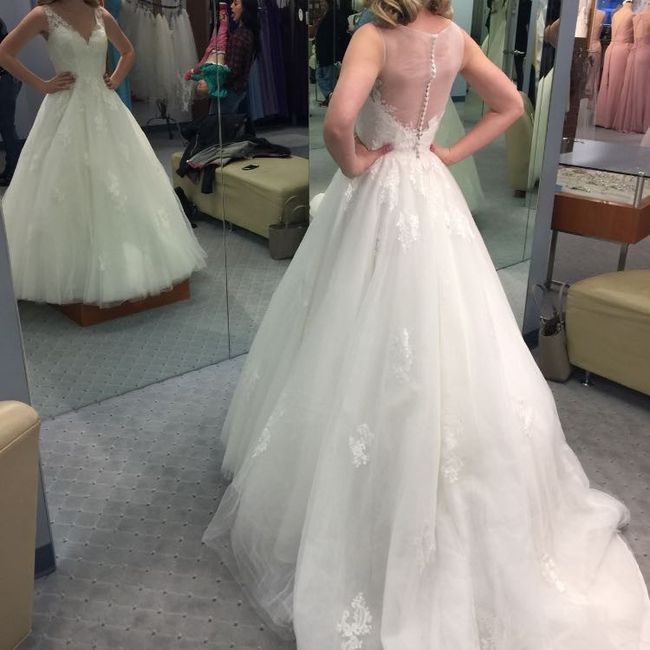 Let's show off our dresses.