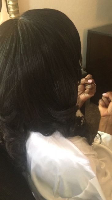 Hair Trials for Afro-American Brides
