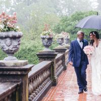 Rain on wedding day