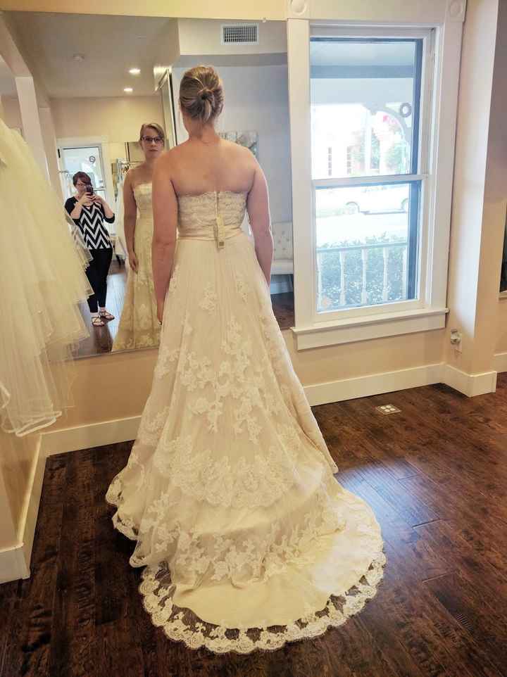 Possible Yes to the Dress.