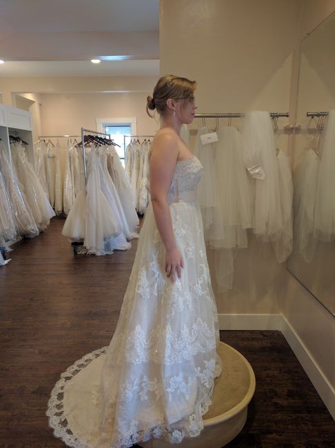 Possible Yes to the Dress.