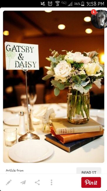DIY centerpieces