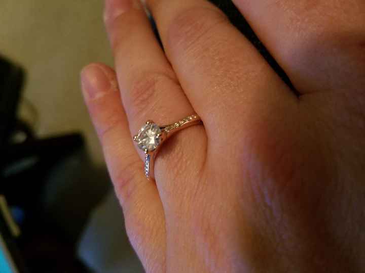 Anyone have a morganite engagement  ring?