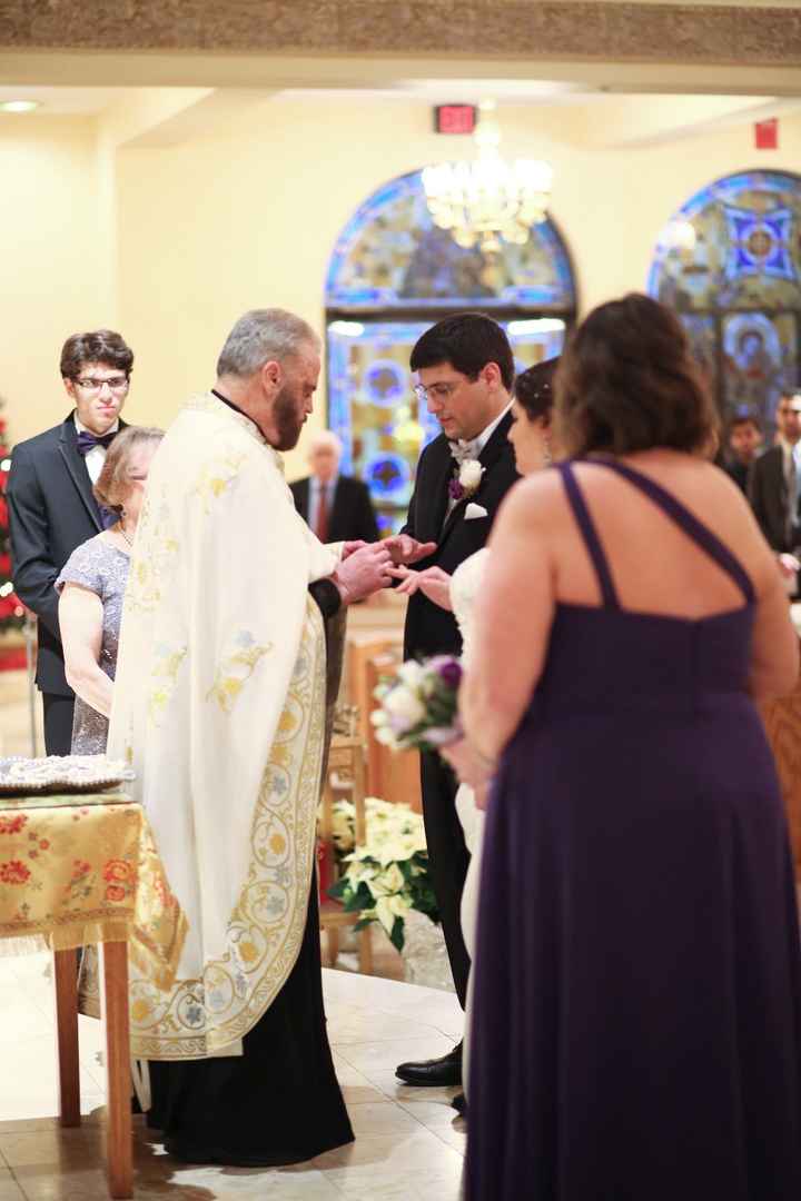 FIL placing the rings on our hands