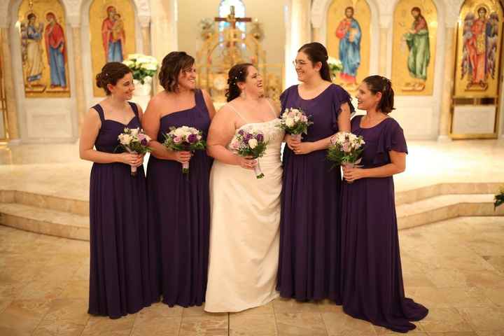 Me with my girls, rocking their dresses!