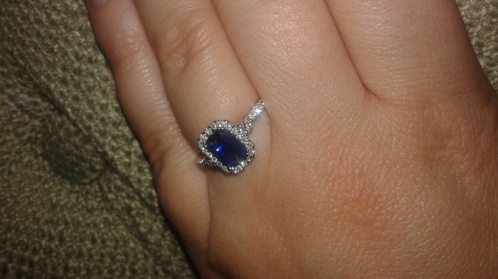 Tried to revive an old thread, but it wouldn't post...so Show me your nontraditional engagement ring