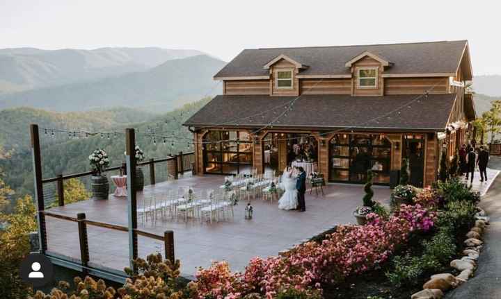 Outside view where ceremony will be