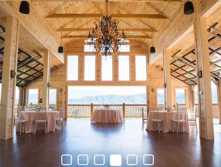 Inside where reception will be