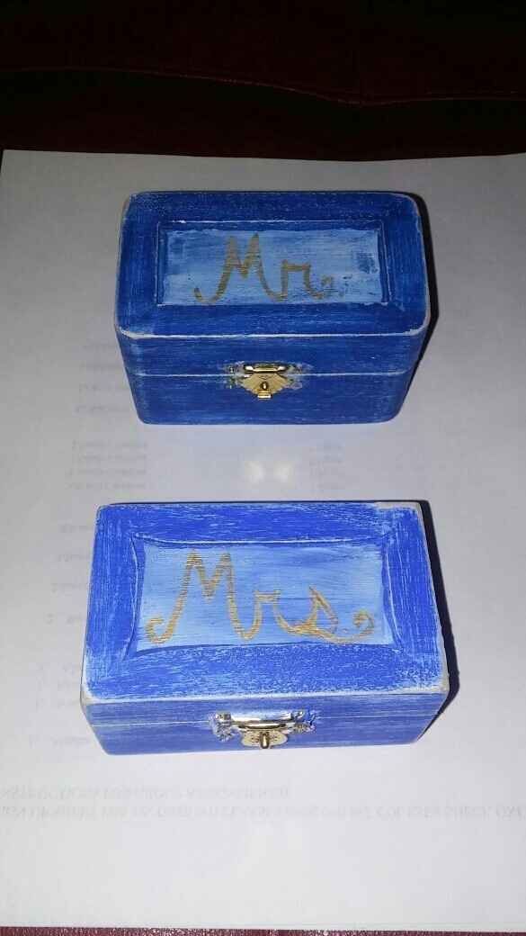 Our ring box came in