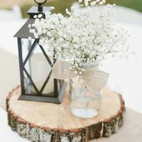 Anyone doing a rustic style? I need ideas for centerpieces please!