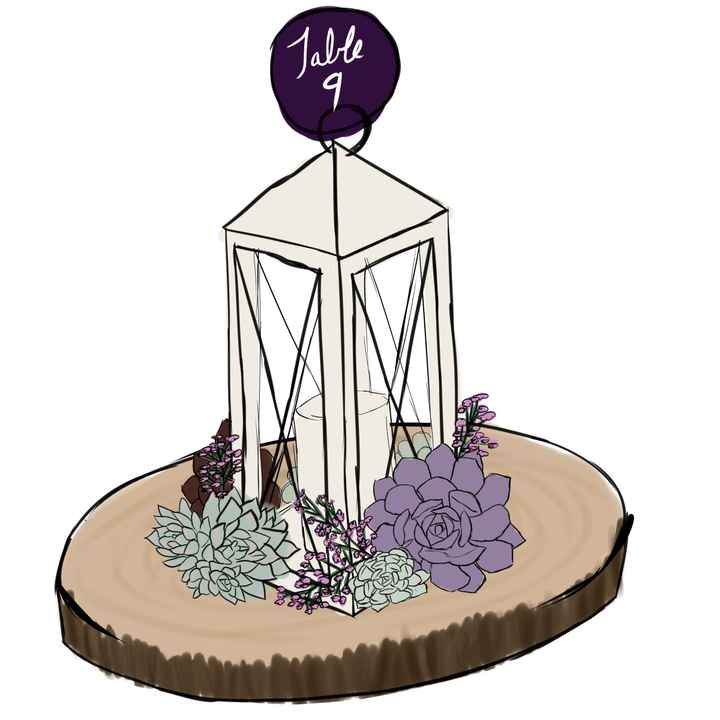 Designed my centerpieces!