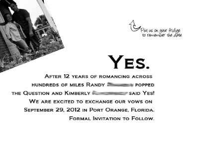 Save the Date input please :-)