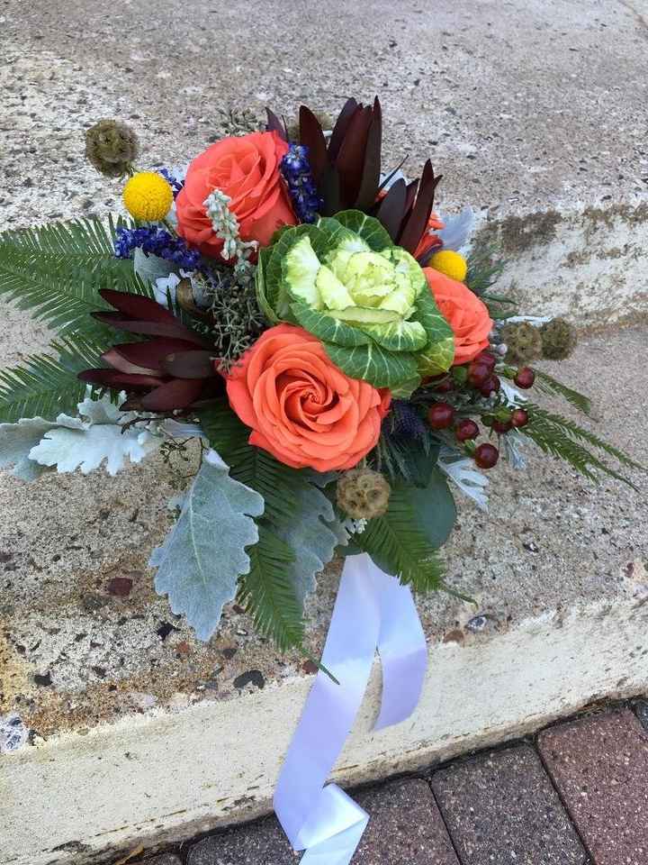 Sample bouquet my friend made for me as a trial.  