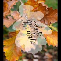 Ours were a picture that we turned into a postcard.  