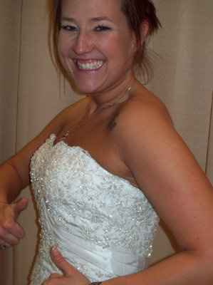 Dress Fitting-I Finally Have Pictures of my Dress!!!