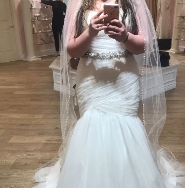 Please show your wedding dress, ladies - 1