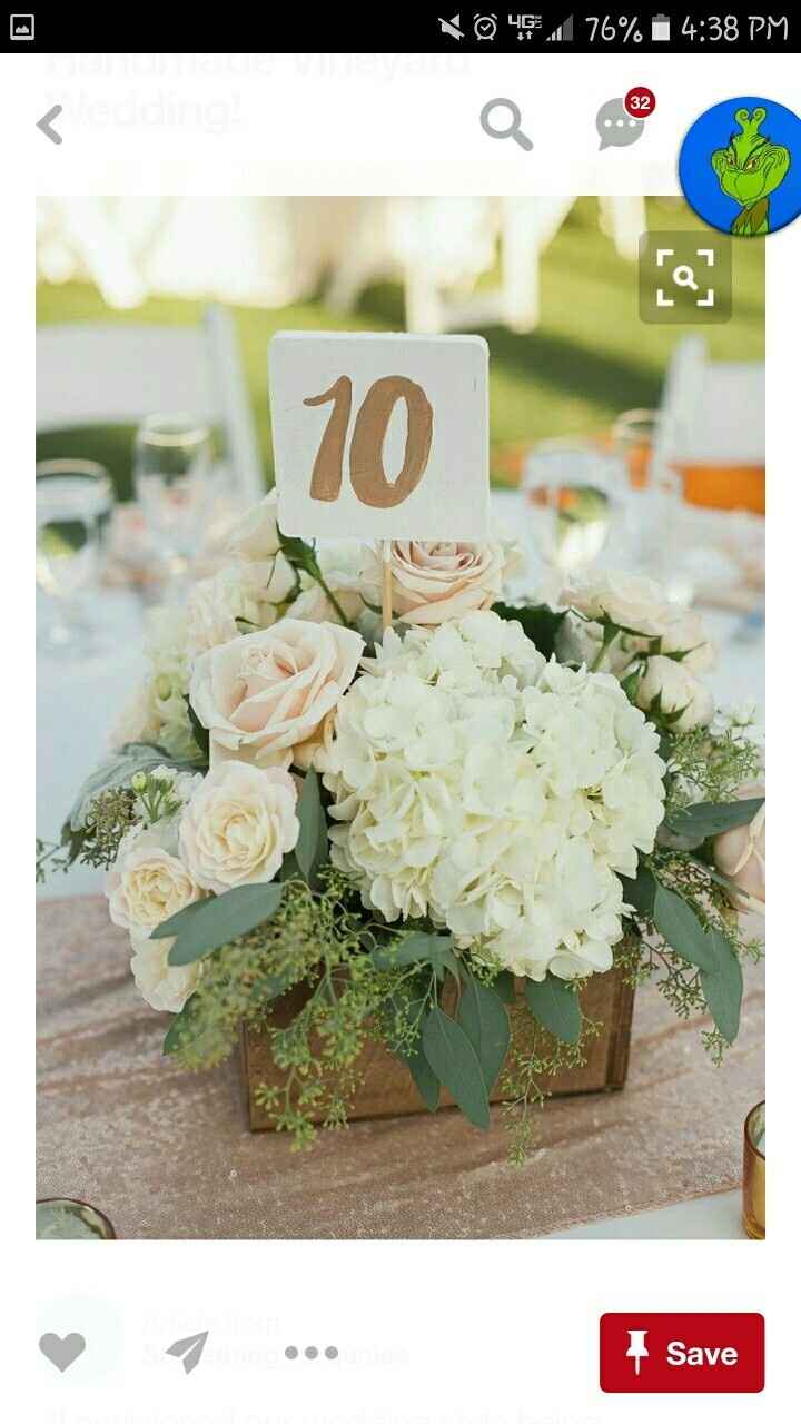 Florist centerpieces