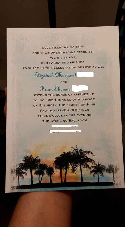 Invitation wording for pay it yourself wedding?