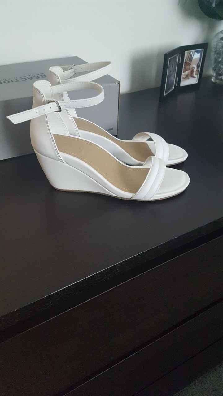 Show me your wedding shoes, any wedge heels in the house? - 1