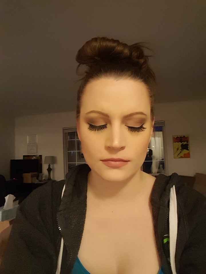 Show us your bridal make up / trials - 2