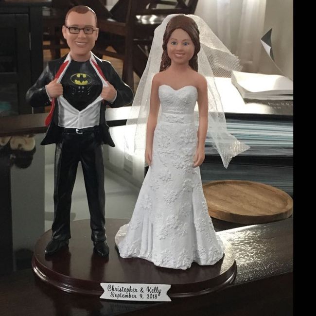 Bobblehead Cake topper - 1