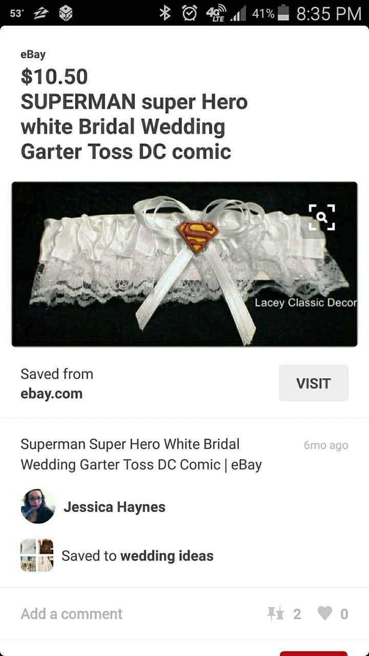 Is it weird if I ask to see your garter?
