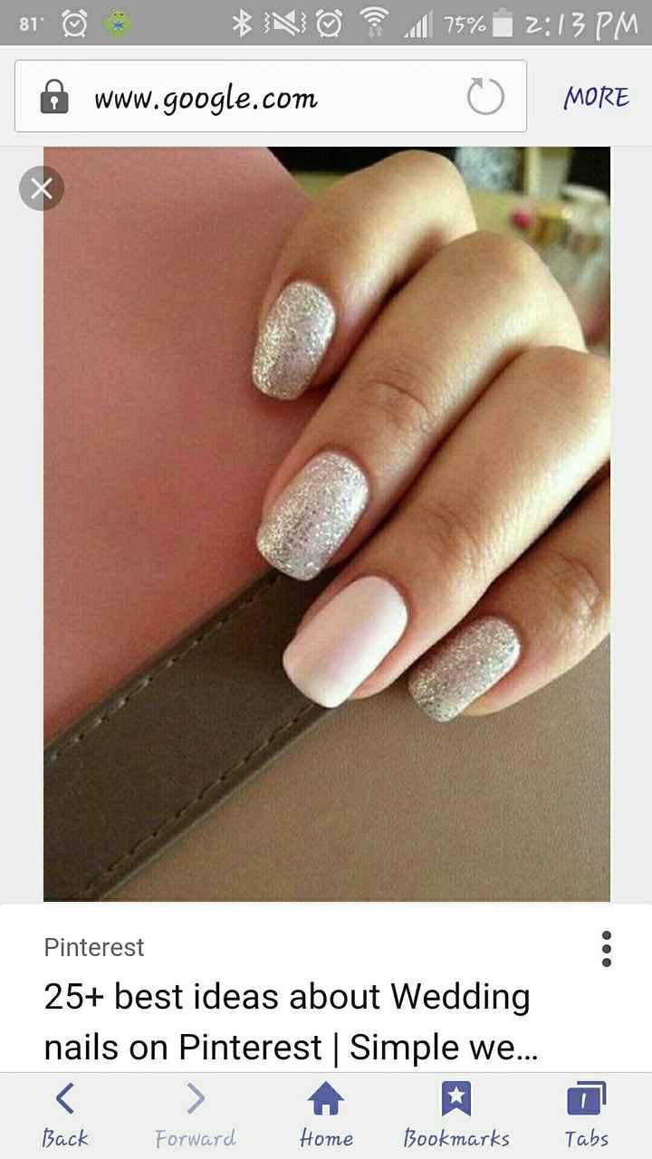 Nails for the big day...