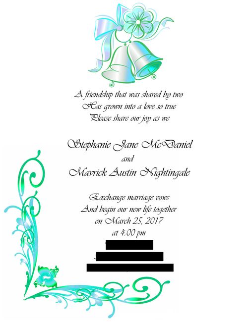 Invitation Wording?