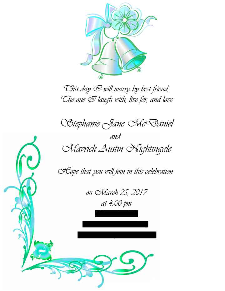 Invitation Wording?