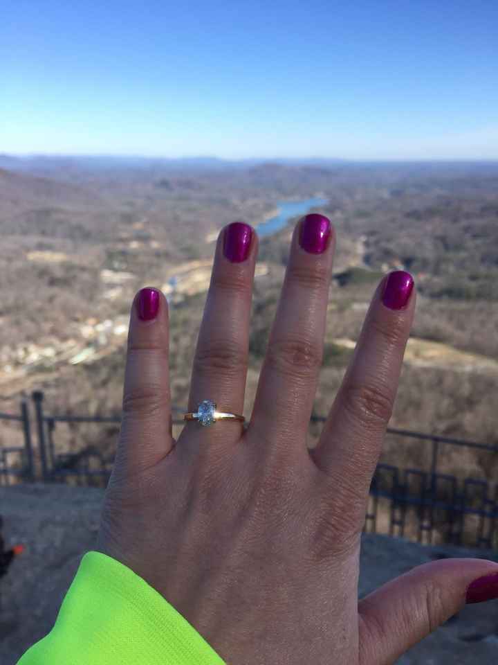 Finally engaged... officially