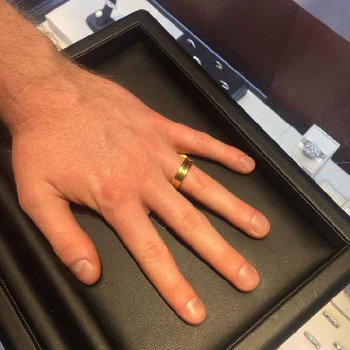 Wedding band for him?