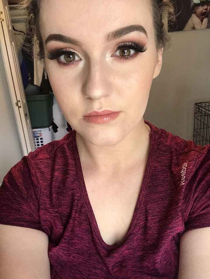 Trial makeup