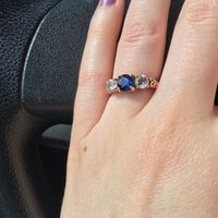 Tried to revive an old thread, but it wouldn't post...so Show me your nontraditional engagement ring