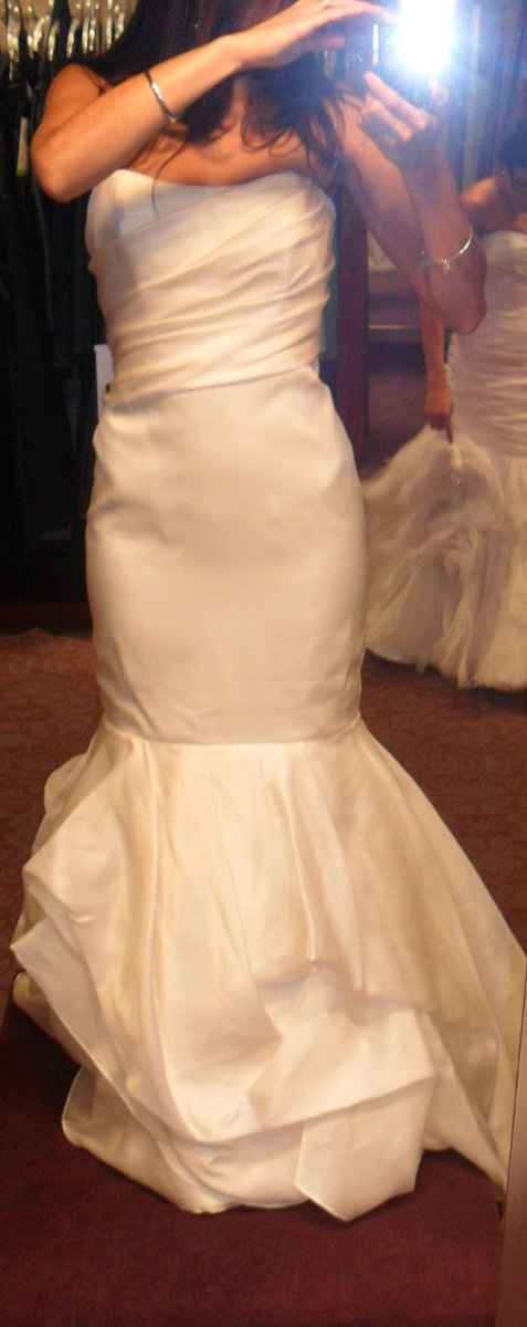 Finally tried on my dress!! What do you think?