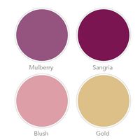 What color bridesmaid dresses to go with gold ombre dress?