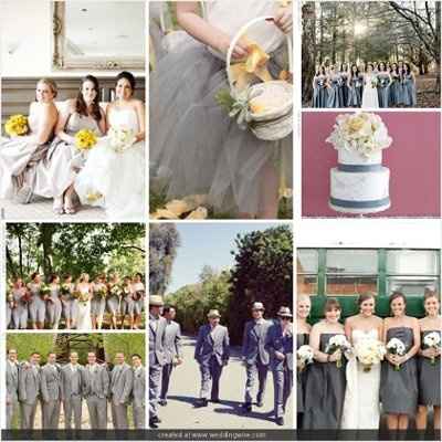 Gray Wedding Party