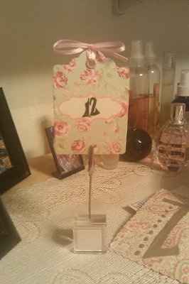DIY placecard holders, pics