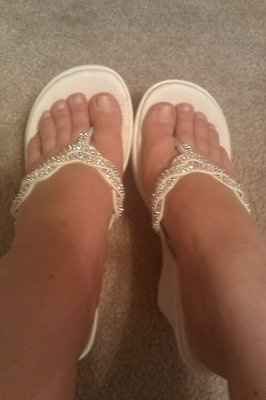 Anyone wearing flip flops at your reception???