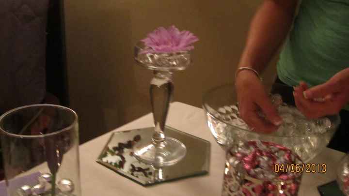 reception decor   DIY idea  water beads!!